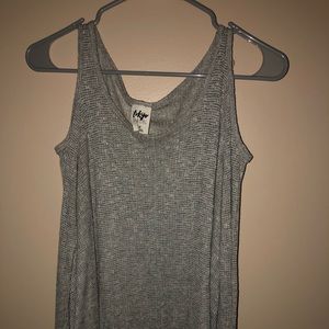 Tokyo Darling Open Shoulder Grey Sweater